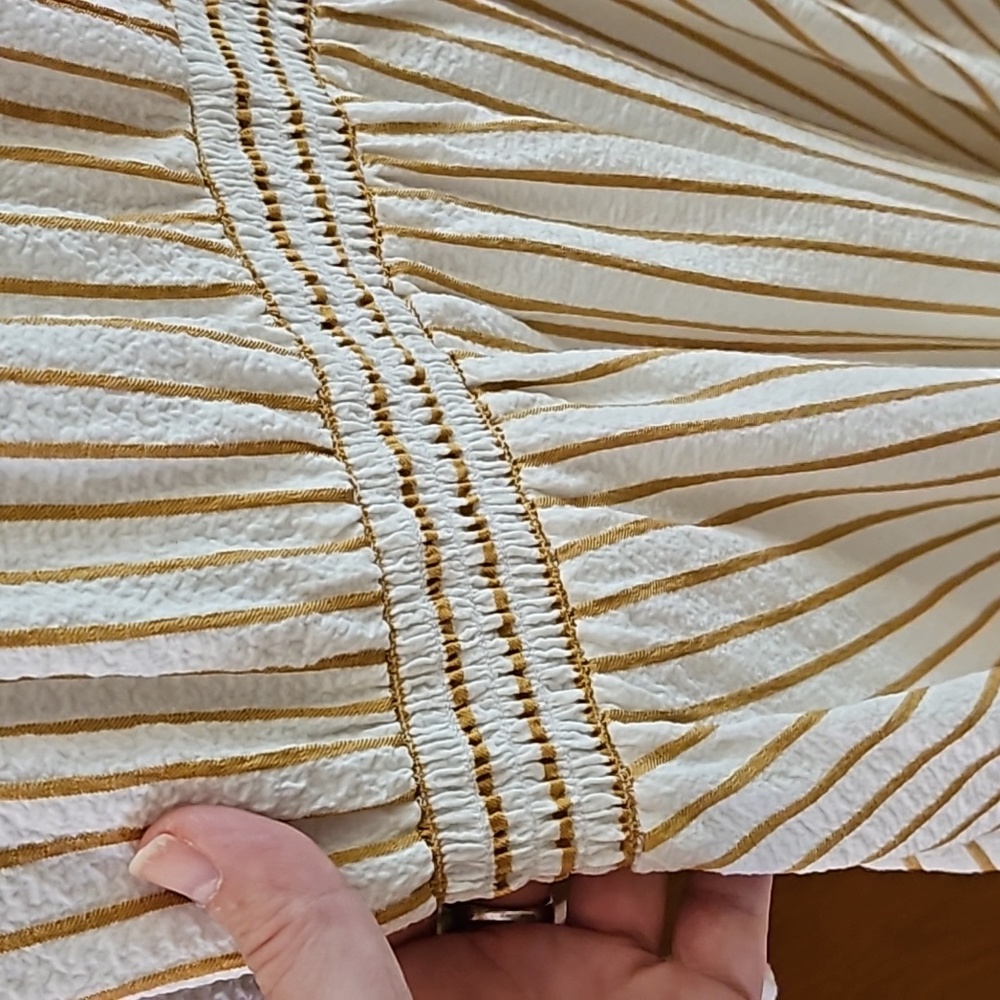 Calvin Klein striped, Tie-Neck Dress - Picture 5 of 9